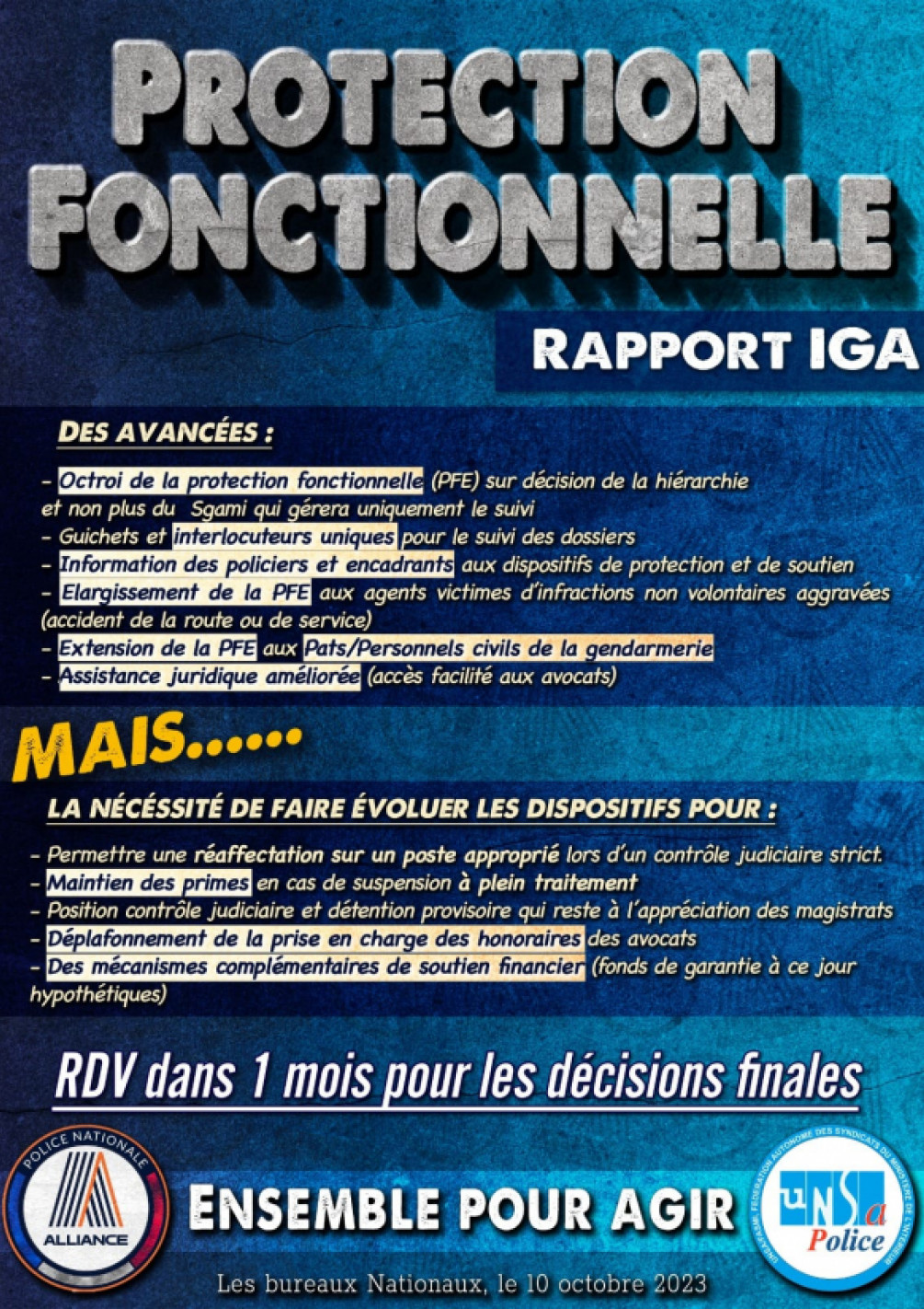 Protection Fonctionnelle (Rapport IGA)