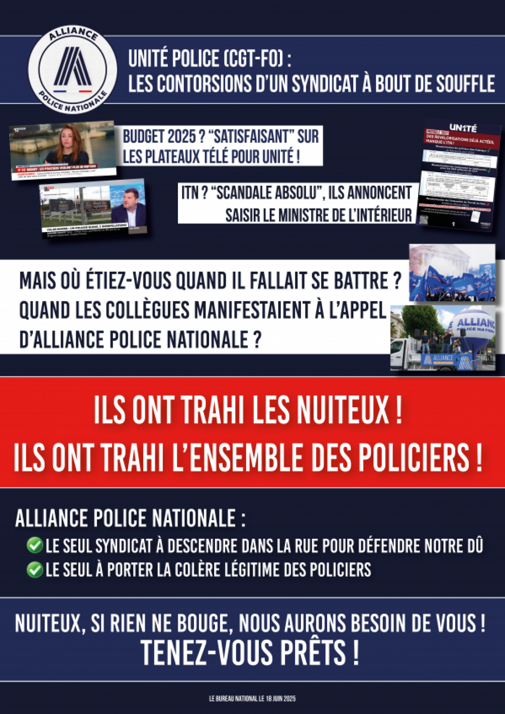 UNITÉ POLICE (CGT-FO) : LES CONTORSIONS D’UN SYNDICAT À BOUT DE SOUFFLE